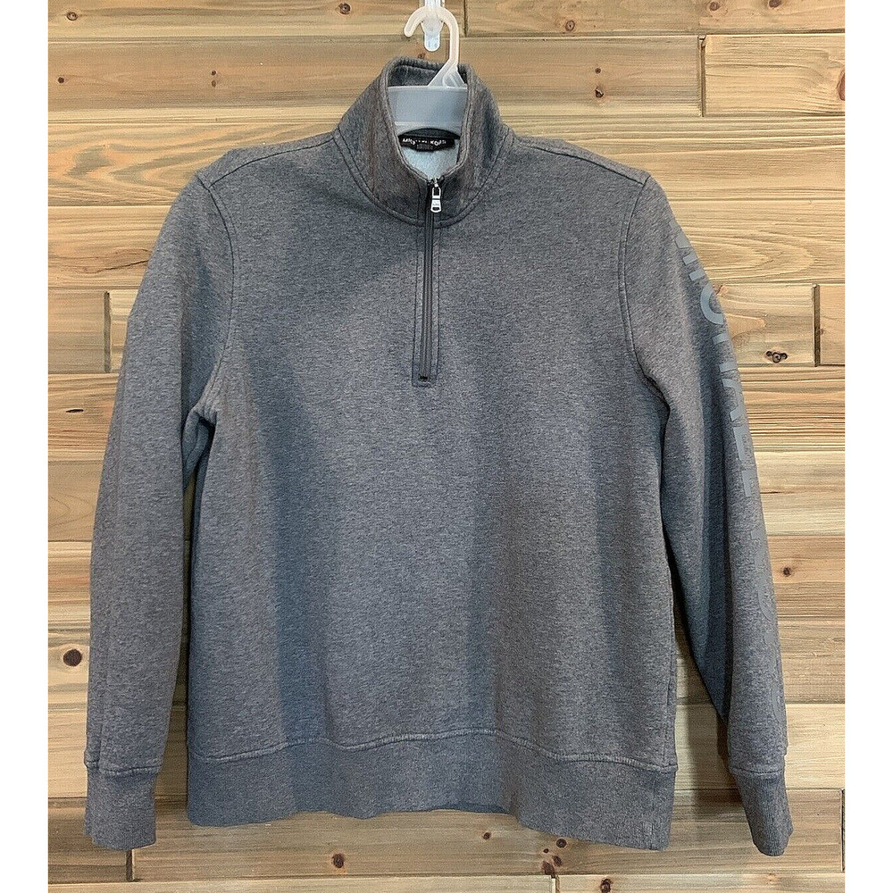 MICHAEL KORS Gray Long Sleeve 1/4 Zip Pullover Sweatshirt Jacket Women's Size L